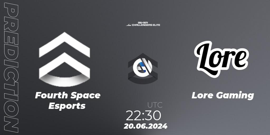 Fourth Space Esports - Lore Gaming: прогноз. 20.06.2024 at 22:30, Call of Duty, Call of Duty Challengers 2024 - Elite 3: NA
