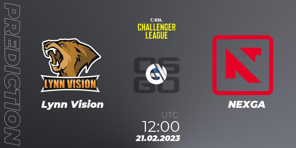 Lynn Vision - NEXGA: прогноз. 21.02.23, CS2 (CS:GO), ESL Challenger League Season 44: Asia-Pacific