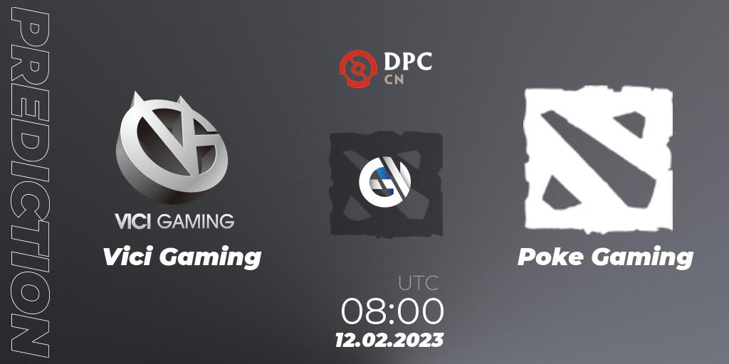 Vici Gaming - Poke Gaming: прогноз. 12.02.23, Dota 2, DPC 2022/2023 Winter Tour 1: CN Division II (Lower)
