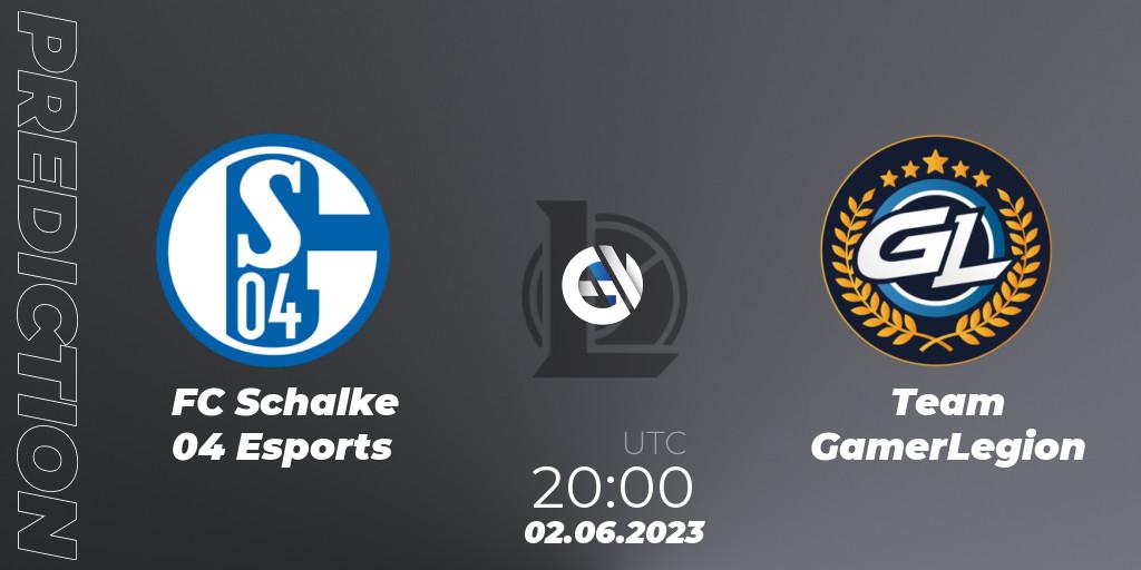 FC Schalke 04 Esports - Team GamerLegion: прогноз. 02.06.23, LoL, Prime League Summer 2023 - Group Stage