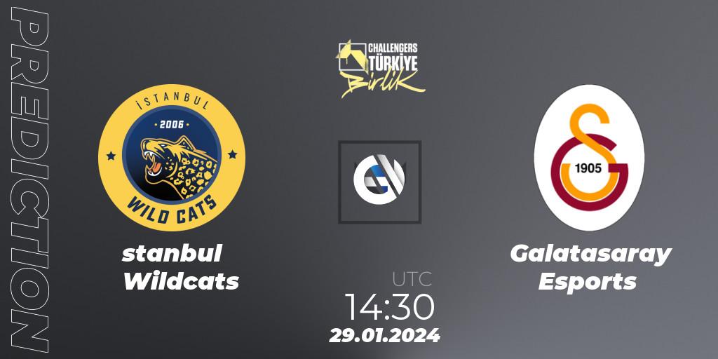 İstanbul Wildcats - Galatasaray Esports: прогноз. 29.01.2024 at 14:30, VALORANT, VALORANT Challengers 2024 Turkey: Birlik Split 1