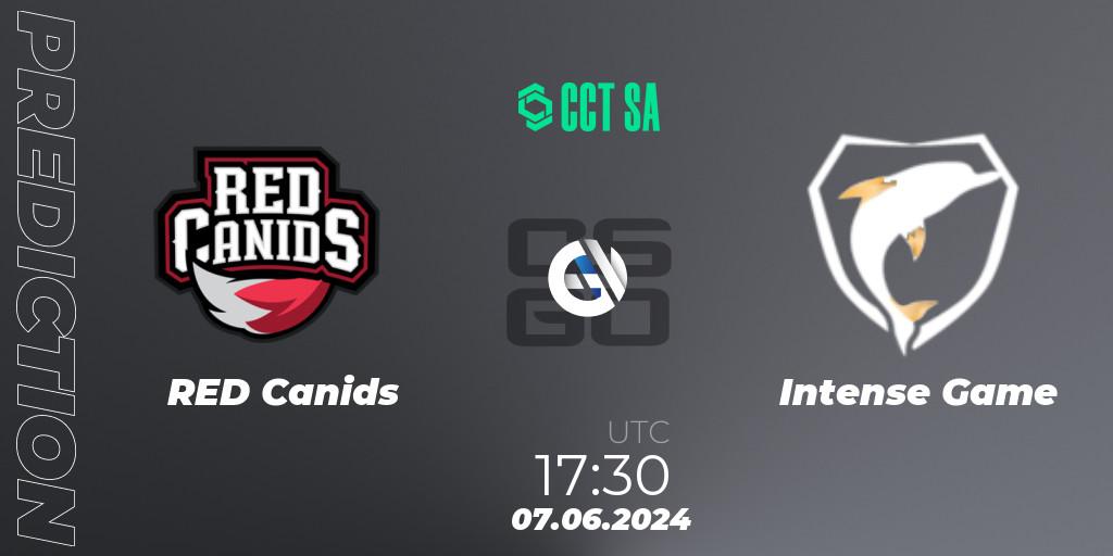 RED Canids - Intense Game: прогноз. 07.06.2024 at 17:30, Counter-Strike (CS2), CCT Season 2 South America Series 1