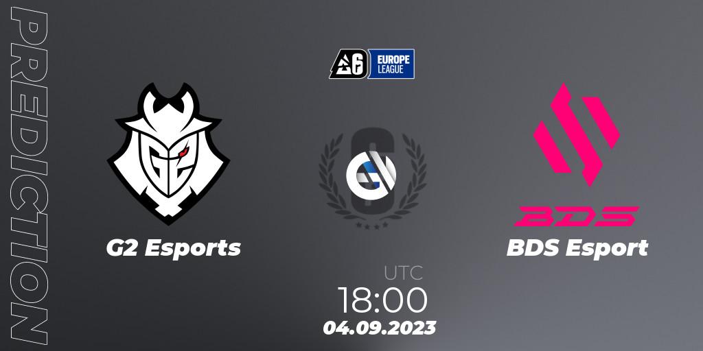 G2 Esports - BDS Esport: прогноз. 04.09.23, Rainbow Six, Europe League 2023 - Stage 2