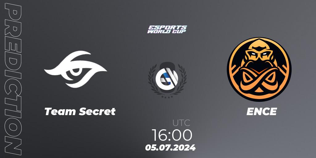 Team Secret - ENCE: прогноз. 05.07.2024 at 16:00, Rainbow Six, Esports World Cup 2024: Europe CQ