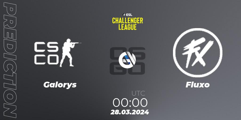 Galorys - Fluxo: прогноз. 28.03.24, CS2 (CS:GO), ESL Challenger League Season 47: South America