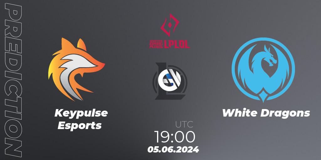 Keypulse Esports - White Dragons: прогноз. 27.06.2024 at 19:00, LoL, LPLOL Split 2 2024