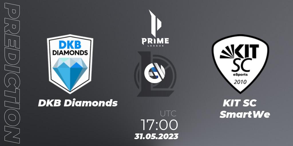 DKB Diamonds - KIT SC SmartWe: прогноз. 31.05.2023 at 17:00, LoL, Prime League 2nd Division Summer 2023