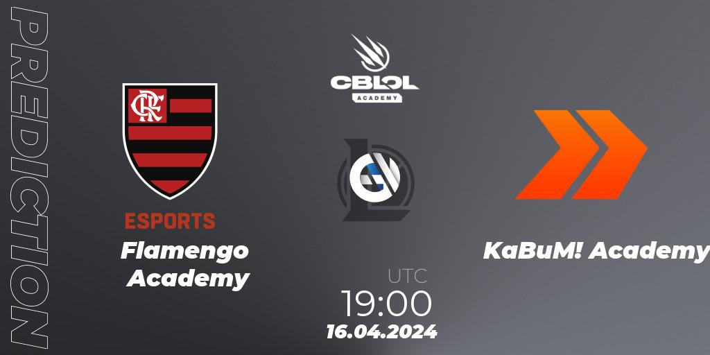 Flamengo Academy - KaBuM! Academy: прогноз. 16.04.24, LoL, CBLOL Academy Split 1 2024
