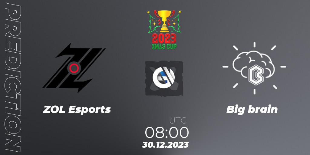 ZOL Esports - Big brain: прогноз. 04.01.2024 at 08:00, Dota 2, Xmas Cup 2023