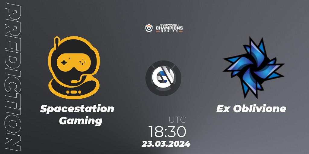 Spacestation Gaming - Ex Oblivione: прогноз. 23.03.2024 at 18:30, Overwatch, Overwatch Champions Series 2024 - EMEA Stage 1 Main Event