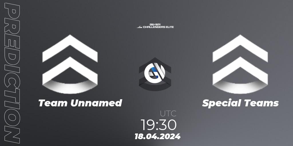 Team Unnamed - Special Teams: прогноз. 18.04.2024 at 19:30, Call of Duty, Call of Duty Challengers 2024 - Elite 2: EU