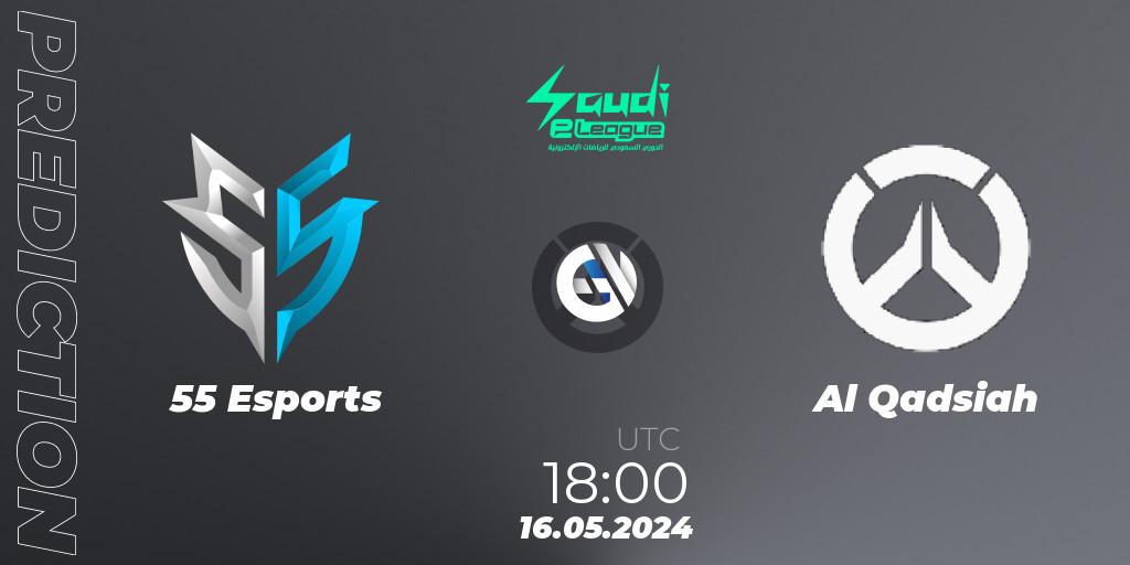 55 Esports - Al Qadsiah: прогноз. 16.05.2024 at 19:00, Overwatch, Saudi eLeague 2024 - Major 2 Phase 1