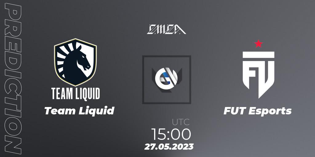 Team Liquid - FUT Esports: прогноз. 27.05.2023 at 15:00, VALORANT, VCT 2023: EMEA League 