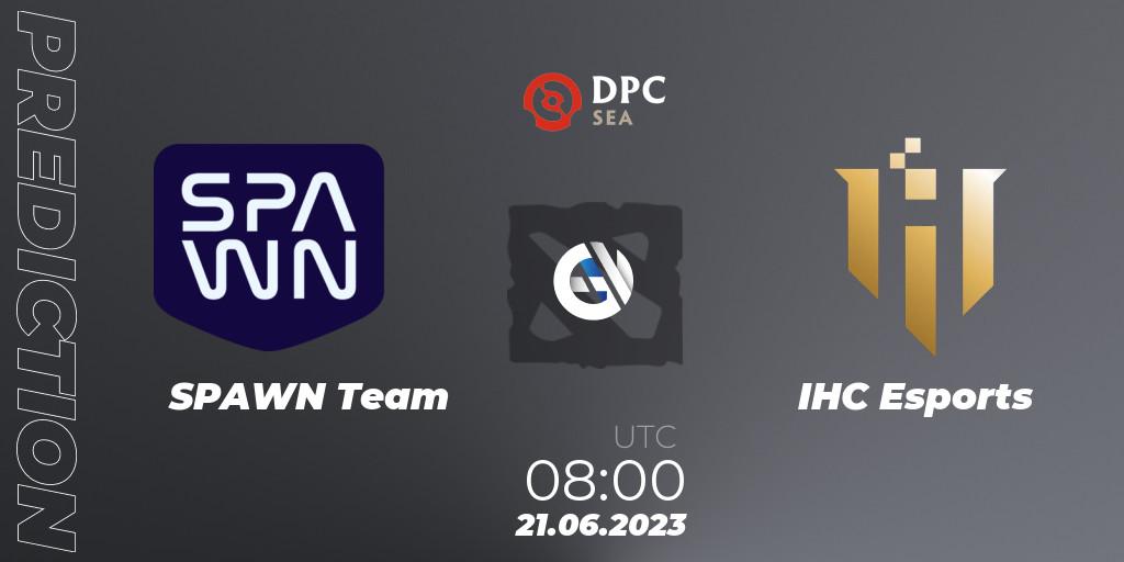 SPAWN Team - IHC Esports: прогноз. 21.06.2023 at 08:01, Dota 2, DPC 2023 Tour 3: SEA Division II (Lower)