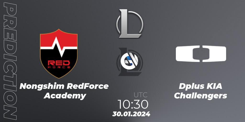 Nongshim RedForce Academy - Dplus KIA Challengers: прогноз. 30.01.2024 at 10:30, LoL, LCK Challengers League 2024 Spring - Group Stage