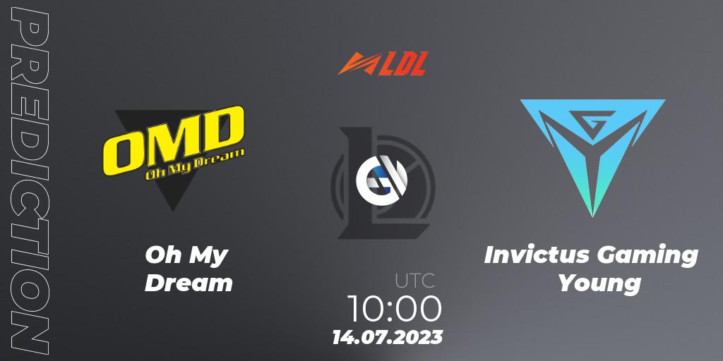 Oh My Dream - Invictus Gaming Young: прогноз. 14.07.2023 at 12:00, LoL, LDL 2023 - Regular Season - Stage 3