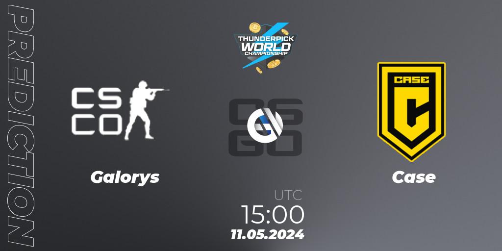 Galorys - Case: прогноз. 11.05.2024 at 15:00, Counter-Strike (CS2), Thunderpick World Championship 2024: South American Series #1
