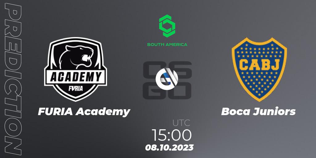 FURIA Academy - Boca Juniors: прогноз. 08.10.23, CS2 (CS:GO), CCT South America Series #12
