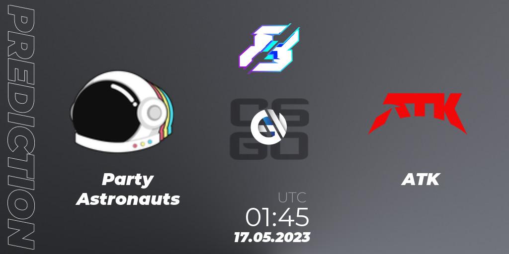 Party Astronauts - ATK: прогноз. 17.05.2023 at 01:45, Counter-Strike (CS2), Gamers8 2023 North America Open Qualifier