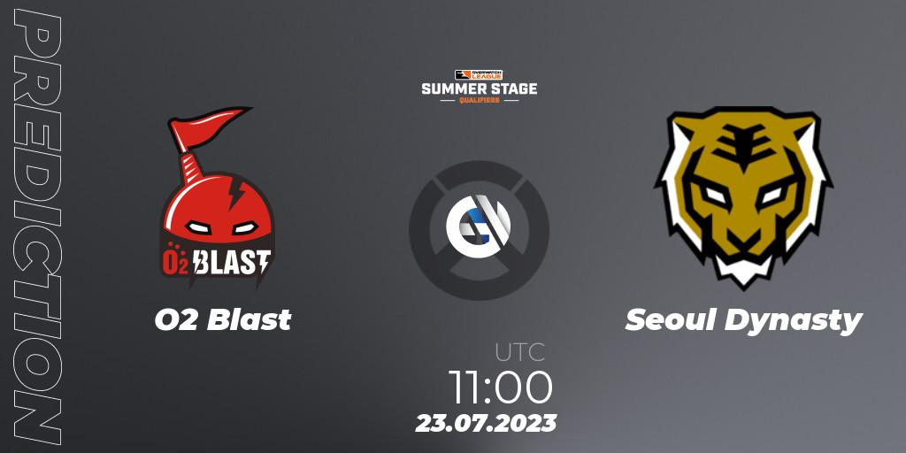 O2 Blast - Seoul Dynasty: прогноз. 23.07.2023 at 11:30, Overwatch, Overwatch League 2023 - Summer Stage Qualifiers