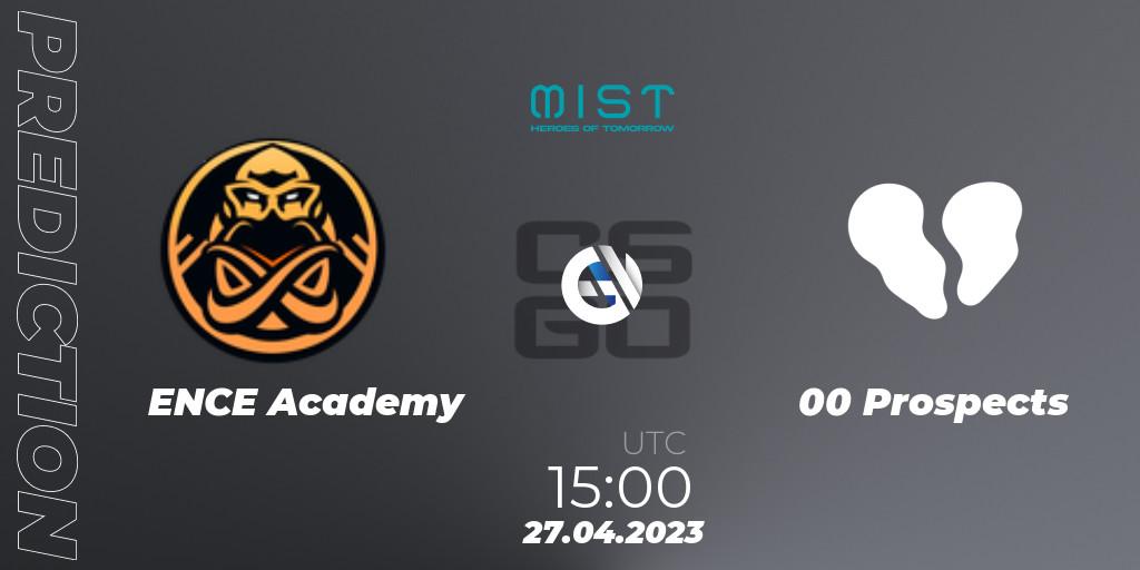 ENCE Academy - 00 Prospects: прогноз. 27.04.2023 at 16:00, Counter-Strike (CS2), MistGames Heroes of Lofoten