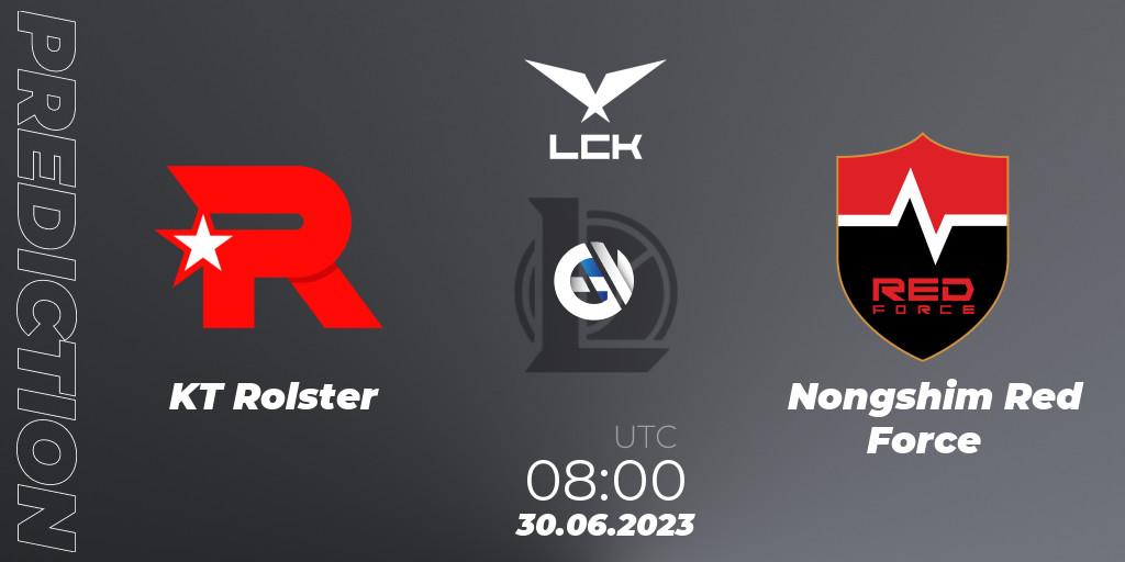 KT Rolster - Nongshim Red Force: прогноз. 30.06.2023 at 08:00, LoL, LCK Summer 2023 Regular Season