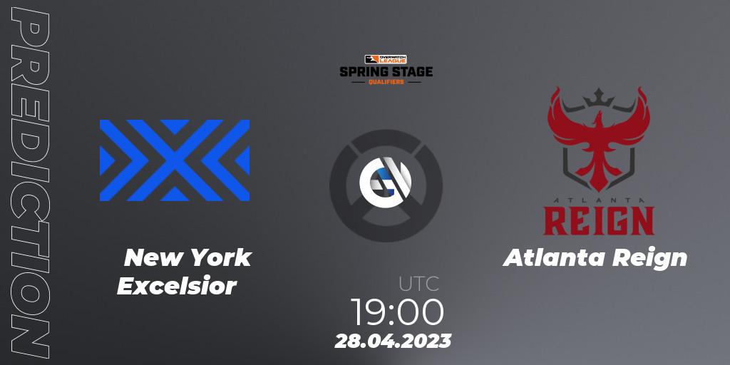 New York Excelsior - Atlanta Reign: прогноз. 28.04.2023 at 19:00, Overwatch, OWL Stage Qualifiers Spring 2023 West