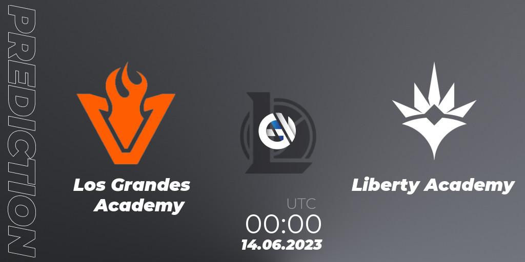 Los Grandes Academy - Liberty Academy: прогноз. 14.06.23, LoL, CBLOL Academy Split 2 2023 - Group Stage