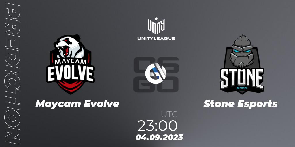 Maycam Evolve - Stone Esports: прогноз. 04.09.23, CS2 (CS:GO), LVP Unity League Argentina 2023