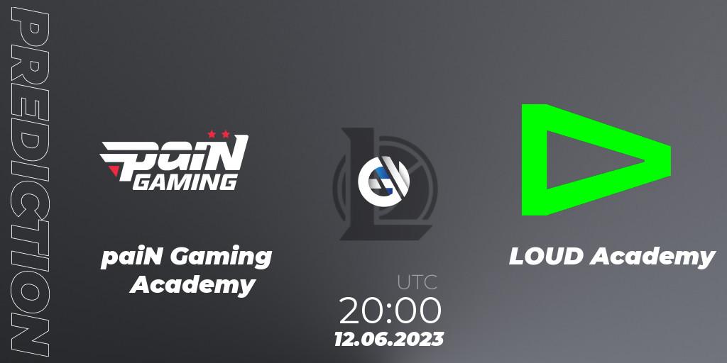 paiN Gaming Academy - LOUD Academy: прогноз. 12.06.23, LoL, CBLOL Academy Split 2 2023 - Group Stage