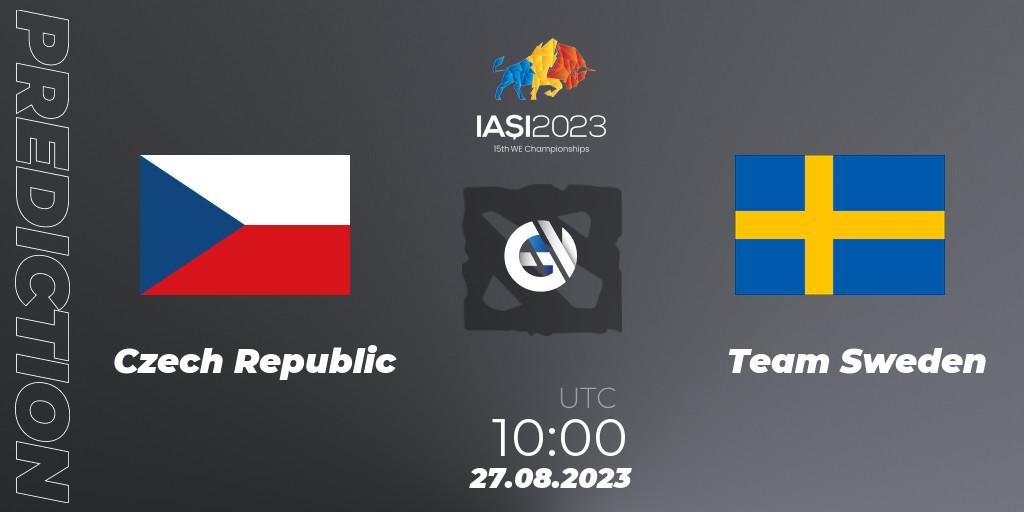 Czech Republic - Team Sweden: прогноз. 27.08.2023 at 11:30, Dota 2, IESF World Championship 2023