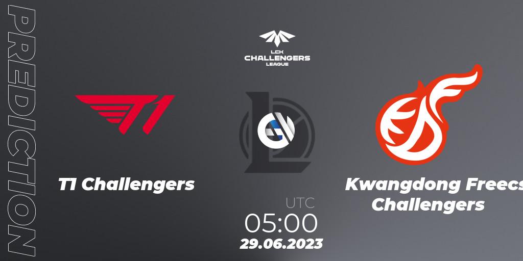 T1 Challengers - Kwangdong Freecs Challengers: прогноз. 29.06.23, LoL, LCK Challengers League 2023 Summer - Group Stage