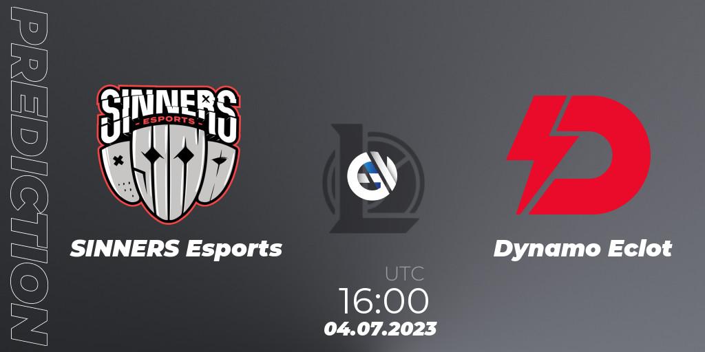 SINNERS Esports - Dynamo Eclot: прогноз. 09.06.23, LoL, Hitpoint Masters Summer 2023 - Group Stage