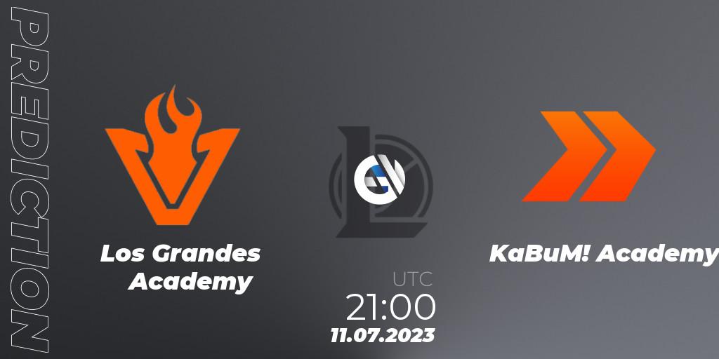 Los Grandes Academy - KaBuM! Academy: прогноз. 11.07.2023 at 21:00, LoL, CBLOL Academy Split 2 2023 - Group Stage