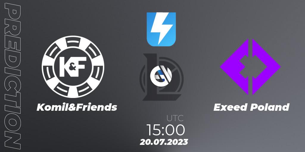 Komil&Friends - Exeed Poland: прогноз. 11.07.23, LoL, Ultraliga Season 10 2023 Regular Season