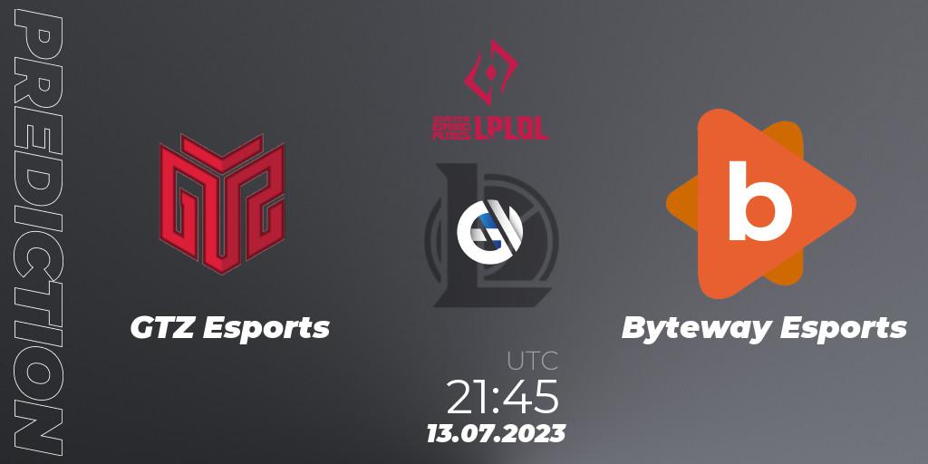 GTZ Esports - Byteway Esports: прогноз. 22.06.2023 at 21:45, LoL, LPLOL Split 2 2023 - Group Stage