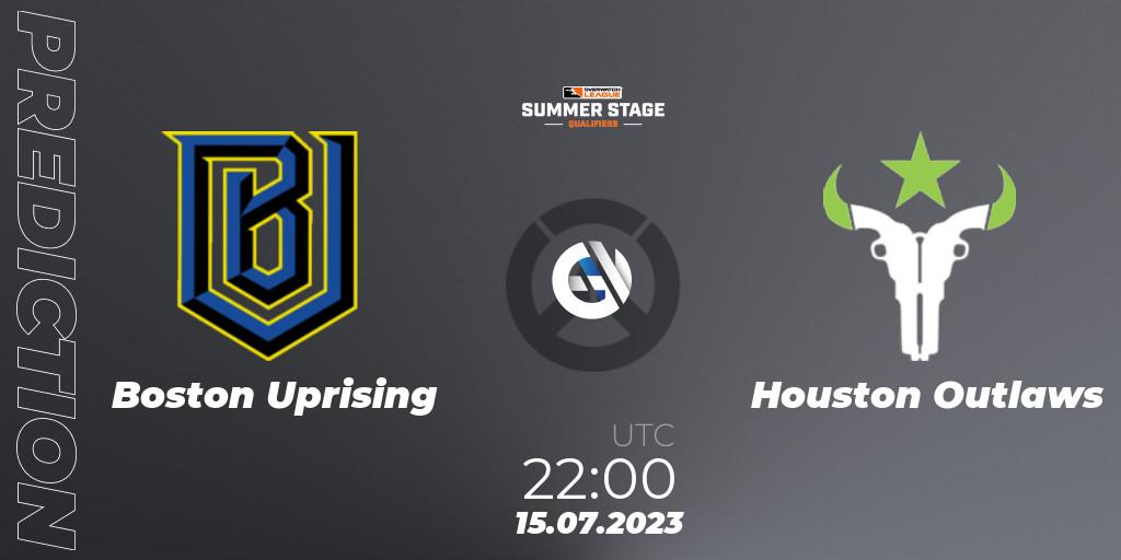 Boston Uprising - Houston Outlaws: прогноз. 15.07.23, Overwatch, Overwatch League 2023 - Summer Stage Qualifiers