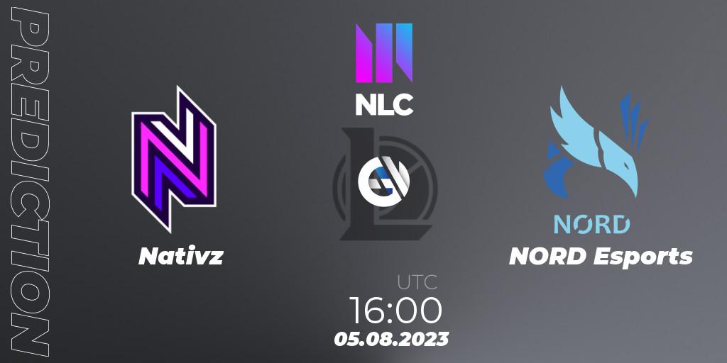 Nativz - NORD Esports: прогноз. 05.08.2023 at 16:00, LoL, NLC Summer 2023 - Playoffs