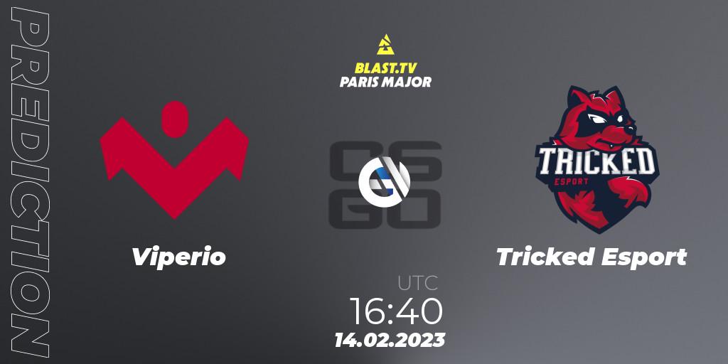 Viperio - Tricked Esport: прогноз. 14.02.23, CS2 (CS:GO), BLAST.tv Paris Major 2023 Europe RMR Open Qualifier