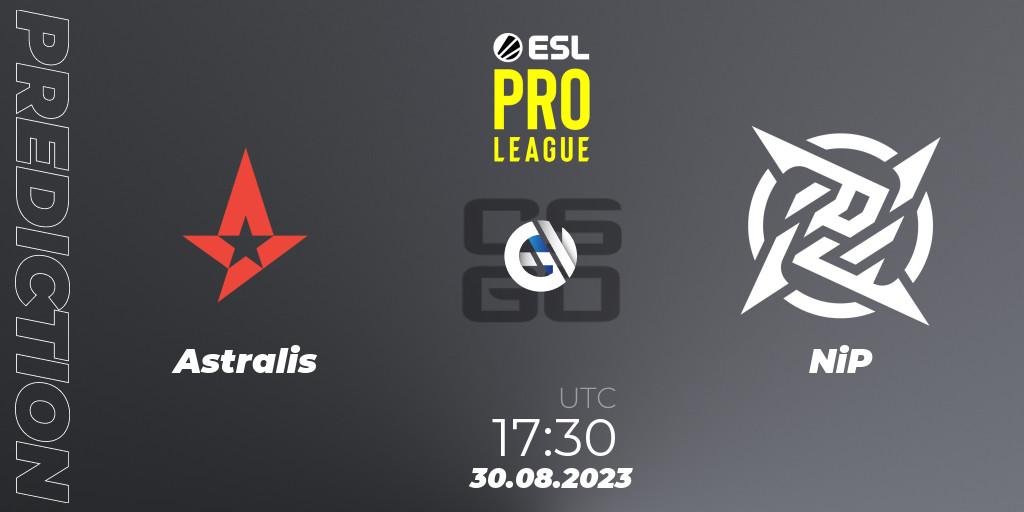 Astralis - NiP: прогноз. 30.08.2023 at 17:45, Counter-Strike (CS2), ESL Pro League Season 18