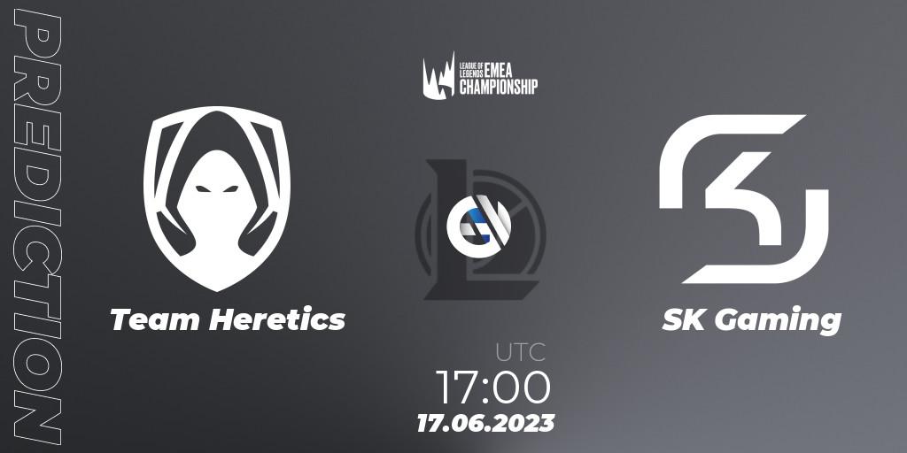 Team Heretics - SK Gaming: прогноз. 17.06.2023 at 17:00, LoL, LEC Summer 2023 - Regular Season