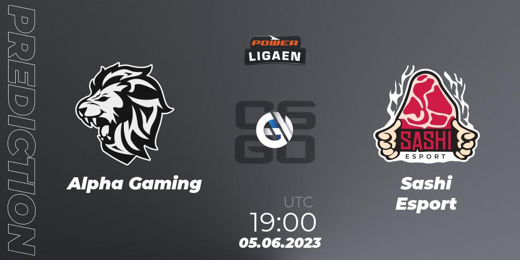 Alpha Gaming - Sashi Esport: прогноз. 05.06.23, CS2 (CS:GO), Dust2.dk Ligaen Season 23