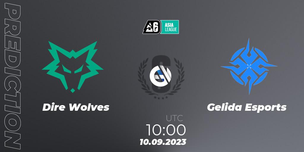 Dire Wolves - Gelida Esports: прогноз. 10.09.2023 at 10:00, Rainbow Six, SEA League 2023 - Stage 2