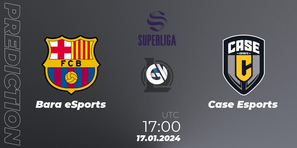 Barça eSports - Case Esports: прогноз. 17.01.2024 at 17:00, LoL, Superliga Spring 2024 - Group Stage