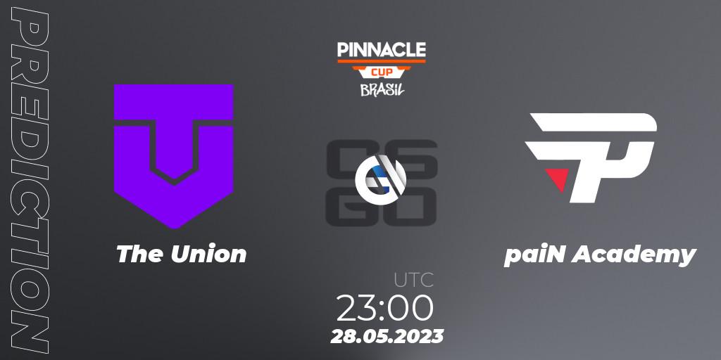 The Union - paiN Academy: прогноз. 28.05.2023 at 23:00, Counter-Strike (CS2), Pinnacle Brazil Cup 1