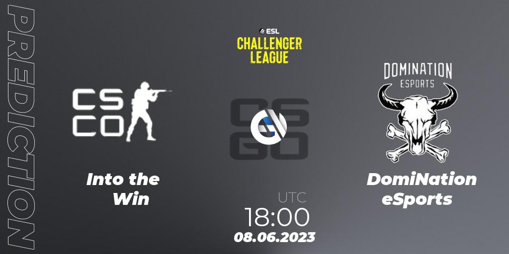 Into the Win - DomiNation eSports: прогноз. 08.06.23, CS2 (CS:GO), ESL Challenger League Season 45 Europe Relegation