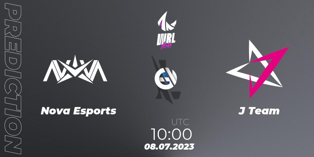 Nova Esports - J Team: прогноз. 08.07.2023 at 10:00, Wild Rift, WRL Asia 2023 - Season 1 - Playoffs