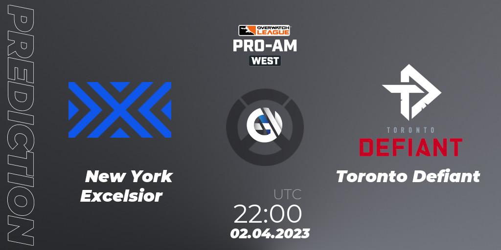 New York Excelsior - Toronto Defiant: прогноз. 02.04.2023 at 22:00, Overwatch, Overwatch League 2023 - Pro-Am
