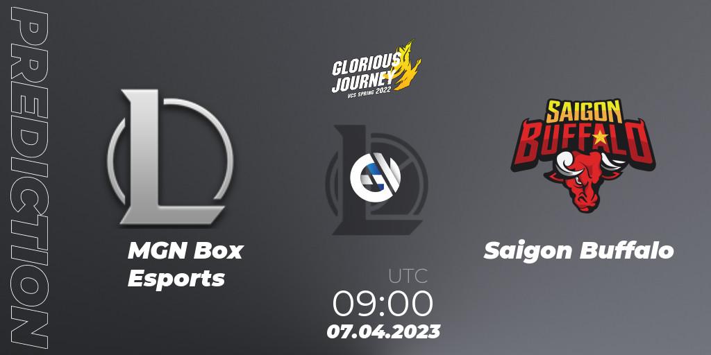 MGN Box Esports - Saigon Buffalo: прогноз. 07.04.2023 at 10:00, LoL, VCS Spring 2023 - Group Stage