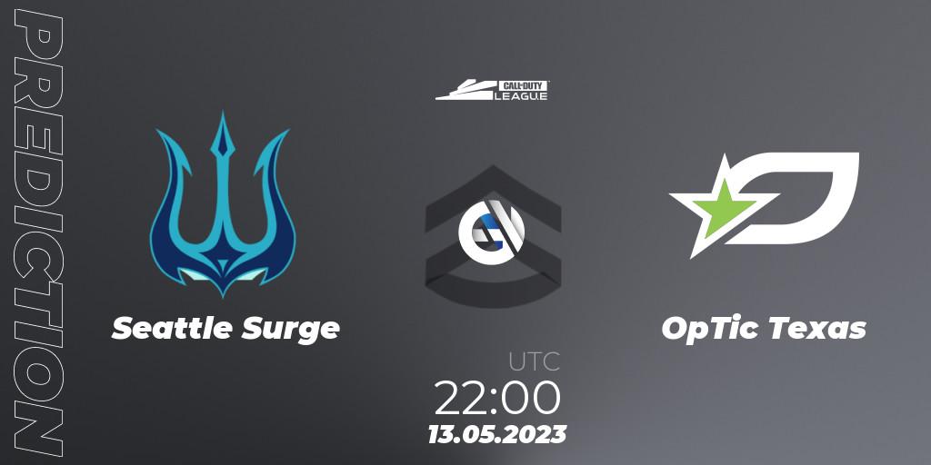 Seattle Surge - OpTic Texas: прогноз. 13.05.2023 at 22:00, Call of Duty, Call of Duty League 2023: Stage 5 Major Qualifiers